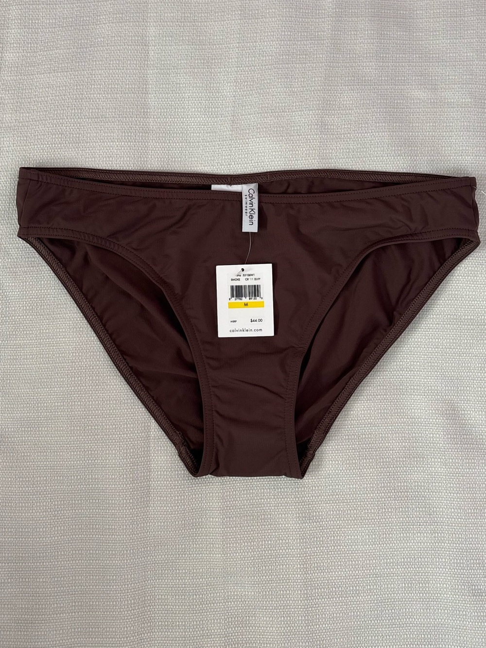 NWT Calvin Klein Women Brown Bikini Bottom Sz Medium -